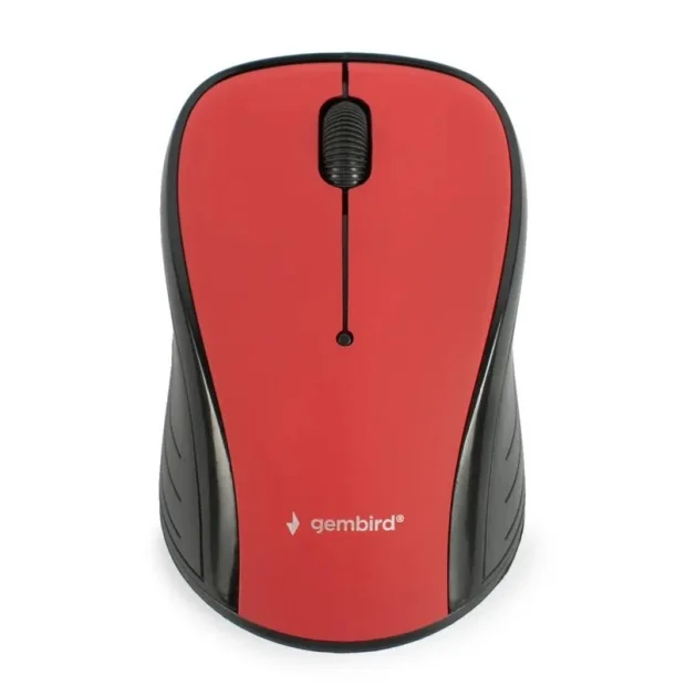 Мышь Gembird MUSW-290 (черный/красный)